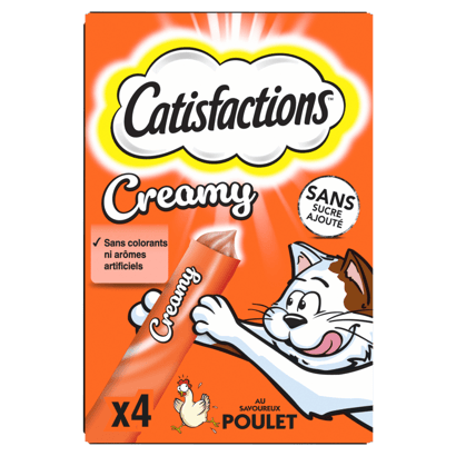 Friandises pour chats et chatons - Catisfactions - boeuf - 60 gr  Catisfactions